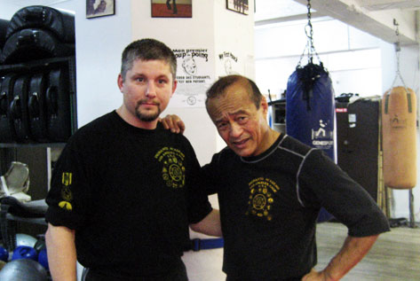 Sensei Ray McKinnon with Guro Dan Inosanto
